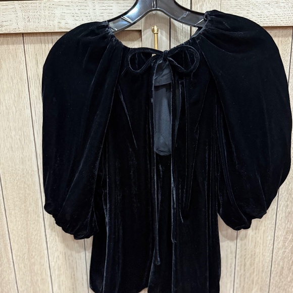 RHODE Black Velvet Rowan Top, Size XS, New With Tags - Picture 3 of 9